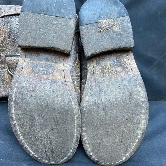 Women’s 7’s Soft leather boots with a crackle effect on the outside - Picture 5 of 5